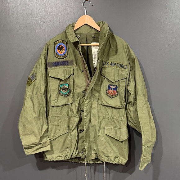Field OG John Ownbey Coat Large Post Vietnam War Vtg US Air Force Cold Weather